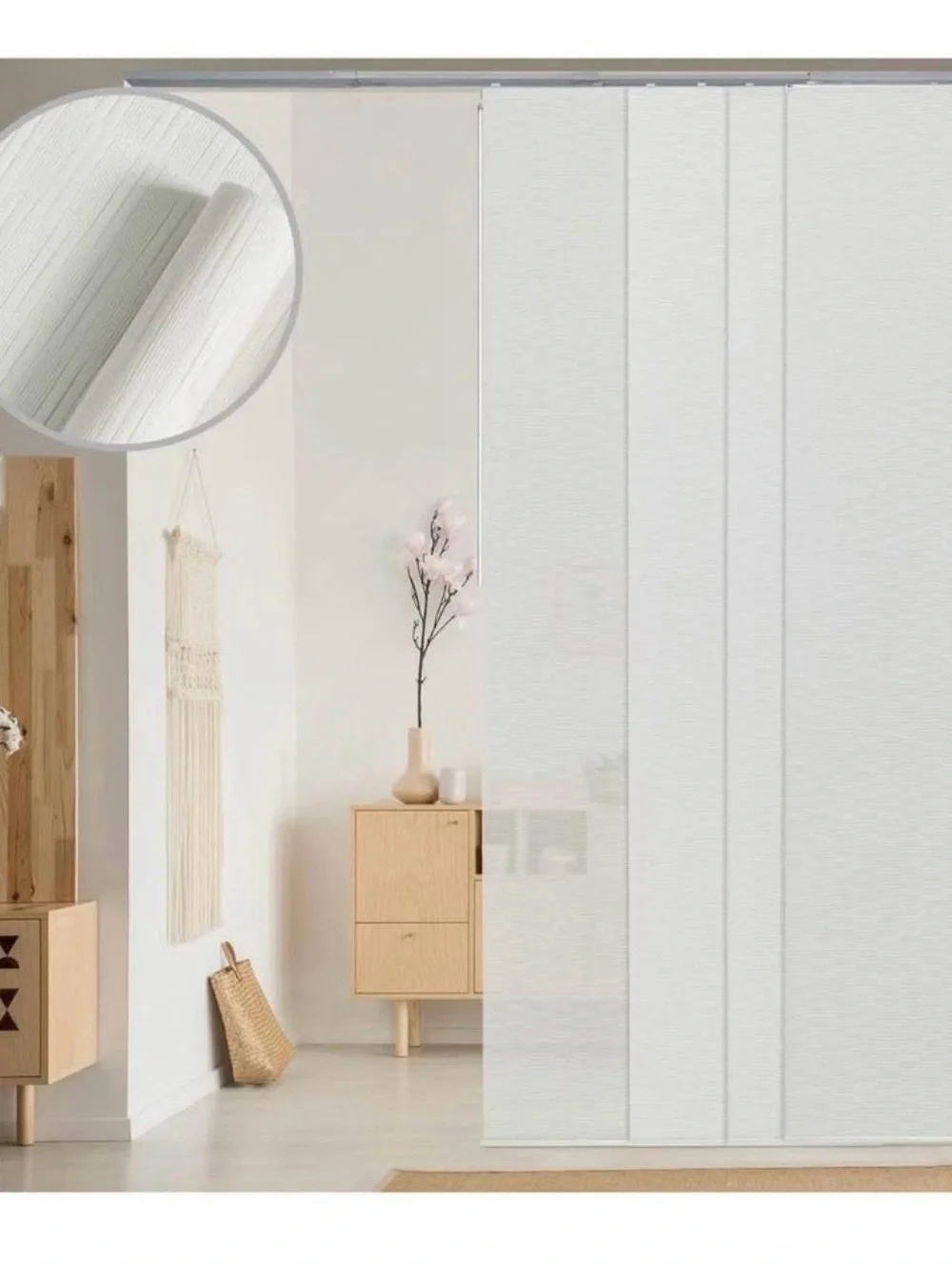 GoDear Design Cordless Panel Track Blinds – Snowdrop 🤍 (New in Box)